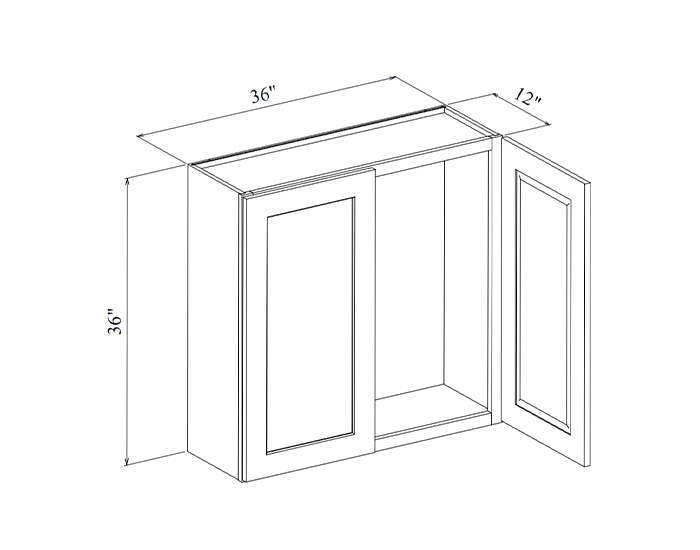 PW W3636- NO Shelf